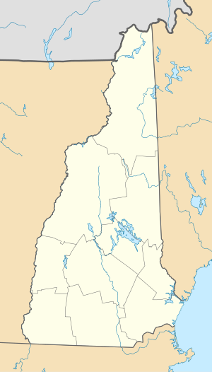Гартс-Локейшен. Карта розташування: Нью-Гемпшир