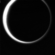 Titan occultation of the Sun from 0.9 million km