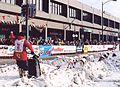 Iditarod start in Anchorage