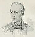 Melchior Römer in 1853 (Tekening: Albert Anker) overleden op 2 april 1895