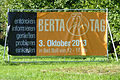 Werbebanner für den Berta-Tag (2013)