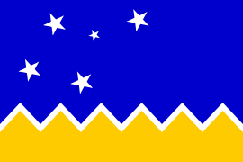 Bandera de la Región de Magallanes y de la Antártica Chilena, Chile