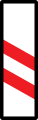 6c: Level crossing mark (left) - Distance to level crossing approx. 160m