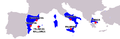 تمدد تاج أراغون في البحر المتوسط.