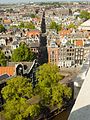 Vista del Jordaan dalla torre campanaria