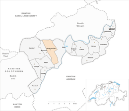 Wangen bei Olten – Mappa