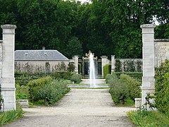 Vue intérieure du potager.