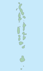 Muli på en karta över Maldiverna