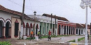 The town of Tlacotalpan, Ver.