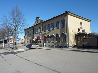 Motala station, gatusida 2011