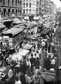 New York City, Hester Street in Manhattan um 1903 Little Italy