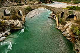 Mesi Bridge on Kiri River Photograph: ShkelzenRexha