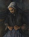 Paul Cézanne: Gammel kone med rosenkrans, 1895/96
