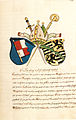 Ilustrata letero de Wilhelm Werner von Zimmern (1485 - 1575)