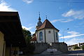 Kirche, Ansicht von unten