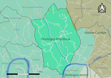 Carte en couleur présentant le(s) SAGE couvrant le territoire communal
