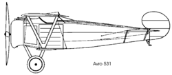 Seitenriss Avro 531