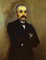 Q171730 Georges Clemenceau in 1879 (Schilderij: Édouard Manet) geboren op 28 september 1841 overleden op 24 november 1929