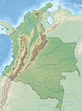 Sierra Nevada de Santa Marta ubicada en Colombia