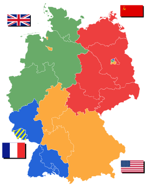 Zonele de ocupație din Germania (1945)