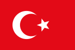 ? Vlag van het Ottomaanse Rijk (1844-1923), in Palestina tot 1917