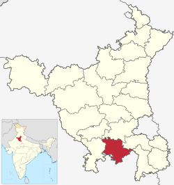 Location in Haryana