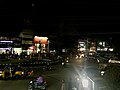 Jagadamba junction at night time.
