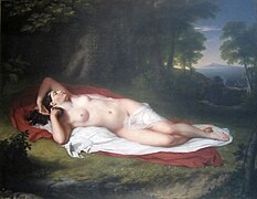 John Vanderlyn, Die schlafende Ariadne auf Naxos, 1808–1812