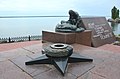 Memorial soviético a orillas del Dniéper
