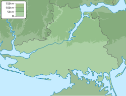 Kinburn Peninsula is located in Kherson Oblast