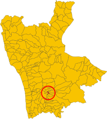 Localisation de Casole Bruzio