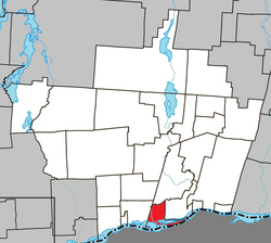 Location within Papineau RCM