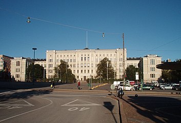 F. A. Sjöströmin suunnittelema, Teknillisen korkeakoulun entinen päärakennus.