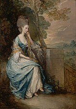 Thomas Gainsborough, Portrait d'Anne, comtesse de Chesterfield, 1777–1778.