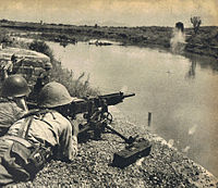 En acción durante la Batalla de Changsha (1941).