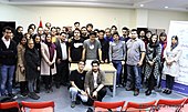 حضور در جمع کاربران دانشنامه، در پانزدهمین سالگرد تاسیس ویکی‌پدیا فارسی - تهران