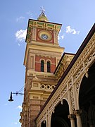 La estación ferroviaria de Albury, Railway station of Albury, Nueva Gales del Sur, Australia (1881)