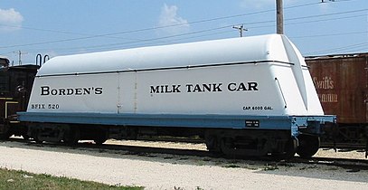 Kesselwagen für Milch (USA)