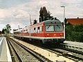 Baureihe 614 im Bahnhof Eschenau (2001)