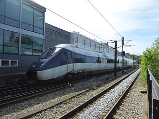 DSB IC4 80 at Østerport Station.