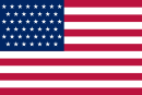 Vlag van die Verenigde State se militêre regering in Kuba, 1898 tot 1902, 1906 tot 1909