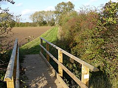 Footbridge just on the edge of Caythorpe - geograph.org.uk - 1046289.jpg