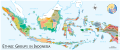 Indonesia Ethnic Groups Map English