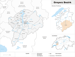 Gruyère – Mappa