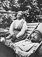 Naděžda Krupská a Lenin (1922)