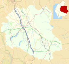 Kirkoswald is located in the former Eden District