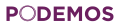 El logotipo del partido político español Podemos.