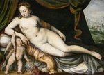 Venus och Amor av Frans Floris, Hallwylska museet.