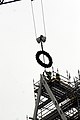 Topping out of the National Library of Latvia