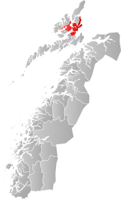 Sortland within Nordland